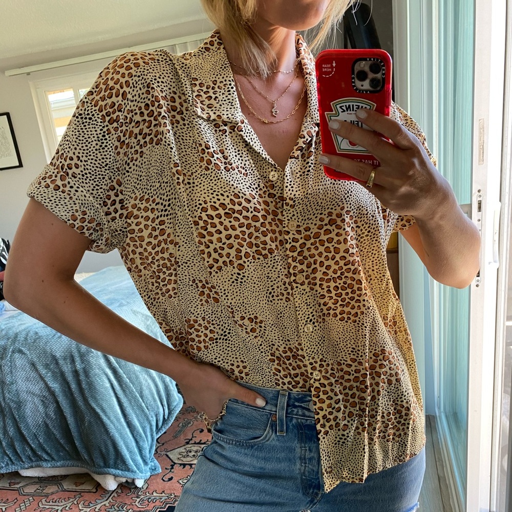 LEOPARD BLOUSE